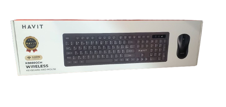 COMBO CLAVIER MOUSE OFFICE HAVIT KB660GCM